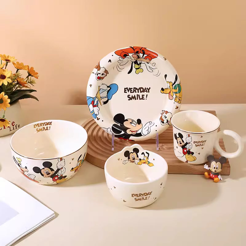 Disney mickey & friends dinnerware meal | 6 pieces set