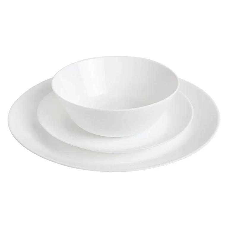 Loose clear white Marble diner set