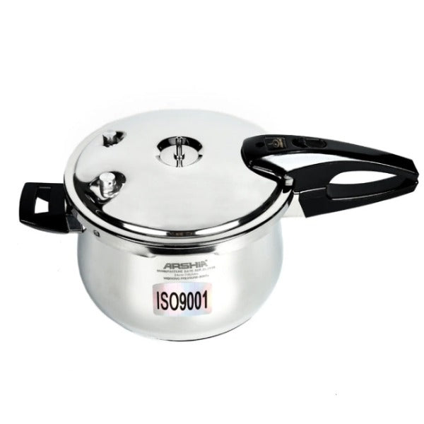Arshia premium stainless steel pressure cooker 24cm with aluminium base