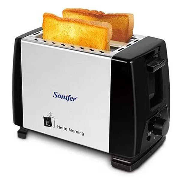 2-slice toaster with adjustable browning