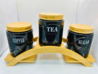 Ceramic Jars Coffee/Sugar & Tea
