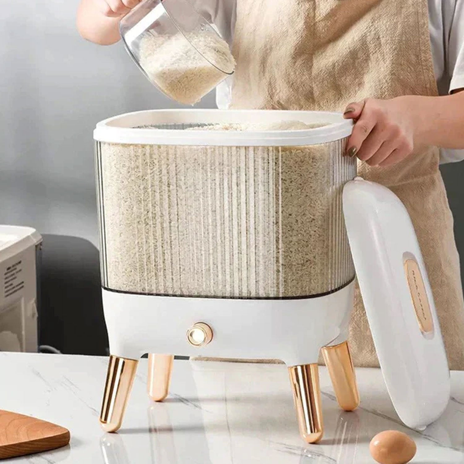 12 KG Rice Container for Flour Rice Grains