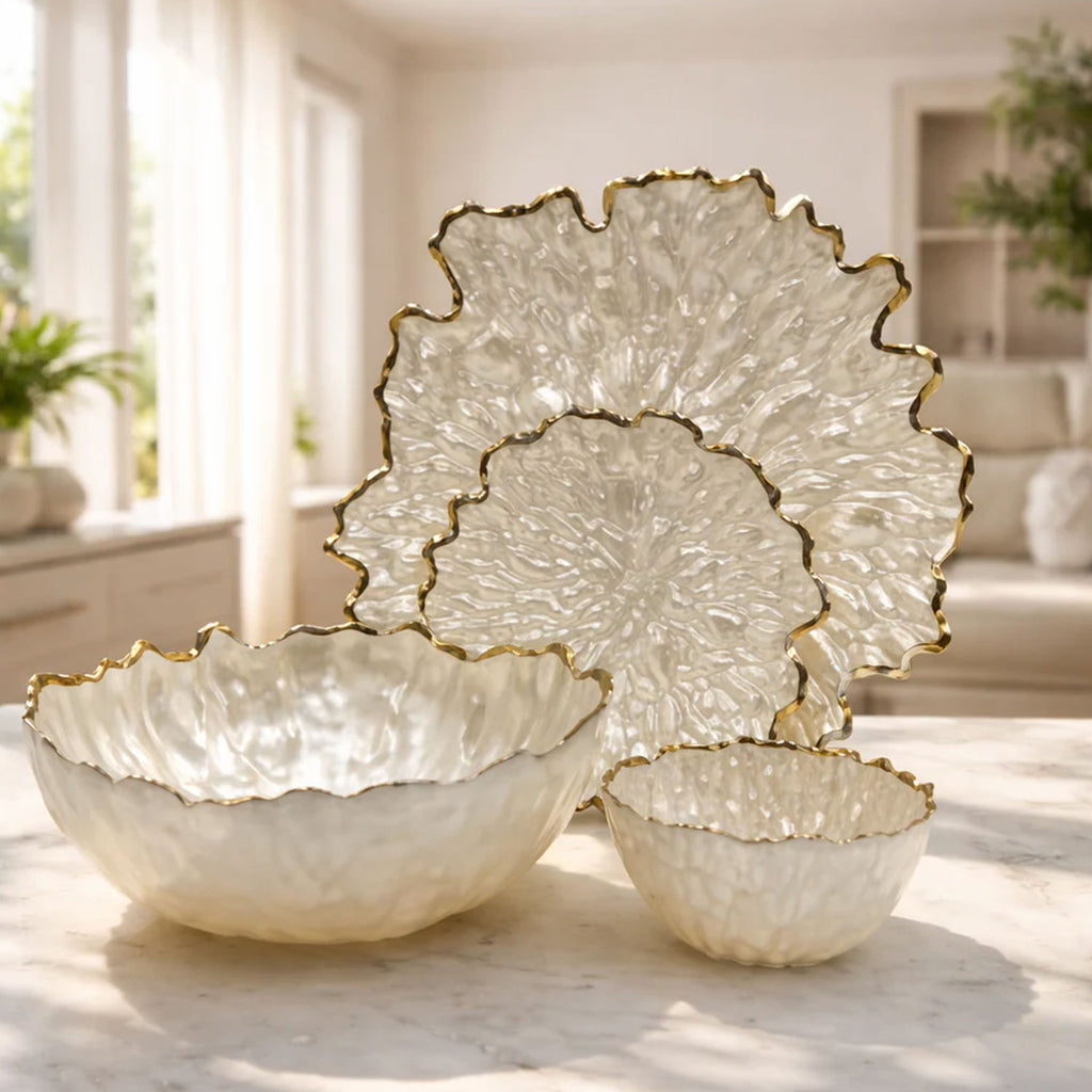 14 Pcs Glass Serving Set