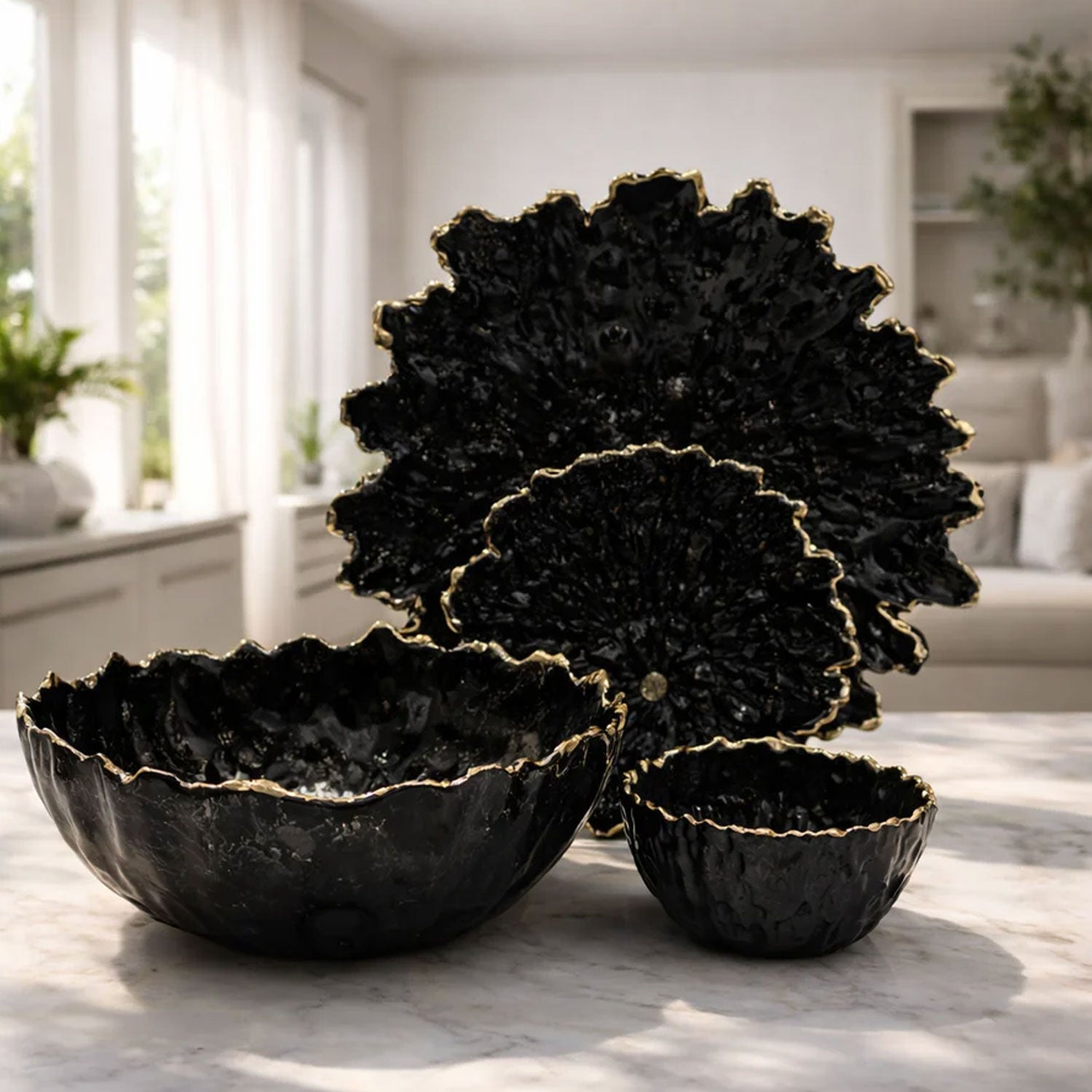 14 Pcs Glass Serving Set