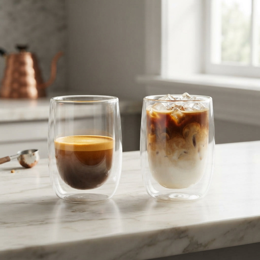 2Pcs D-Walled GlassSet 300ml 12c