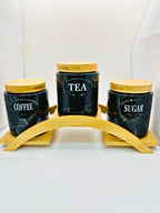 Ceramic Jars Coffee/Sugar & Tea