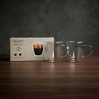2Pcs D-Walled Mug Set 80ml 24c