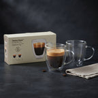 2Pcs D-Walled GlassSet 400ml 12c