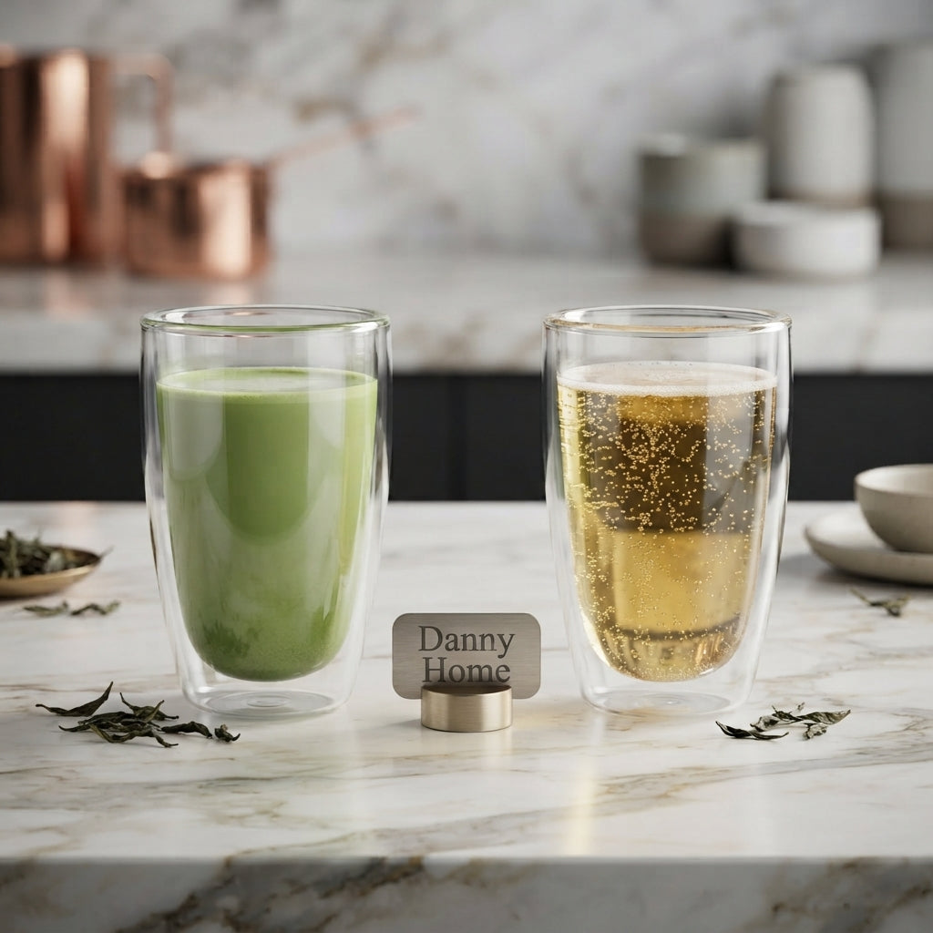 2Pcs D-Walled GlassSet 400ml 12c