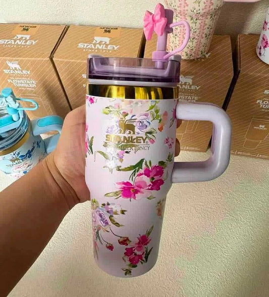 The stanley x loveshackfancy cute quencher tumbler | 20oz
