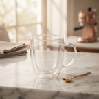 2Pcs D-Walled Mug Set 80ml 24c