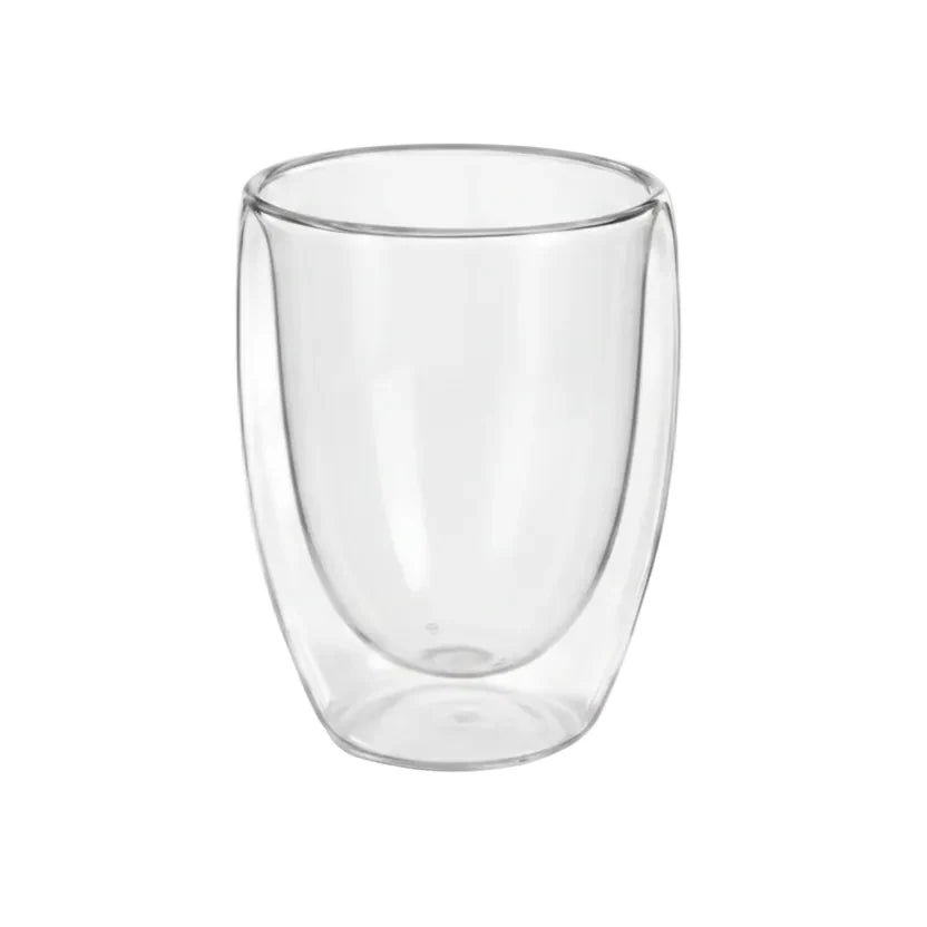 2Pcs D-Walled Glass Set 80ml 24c