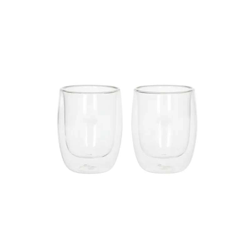 D-Walled Glass 200ml 2Pcs Set24c