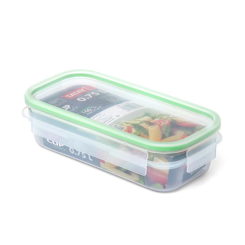 Food Container Clip Safe 0.75L transparent
