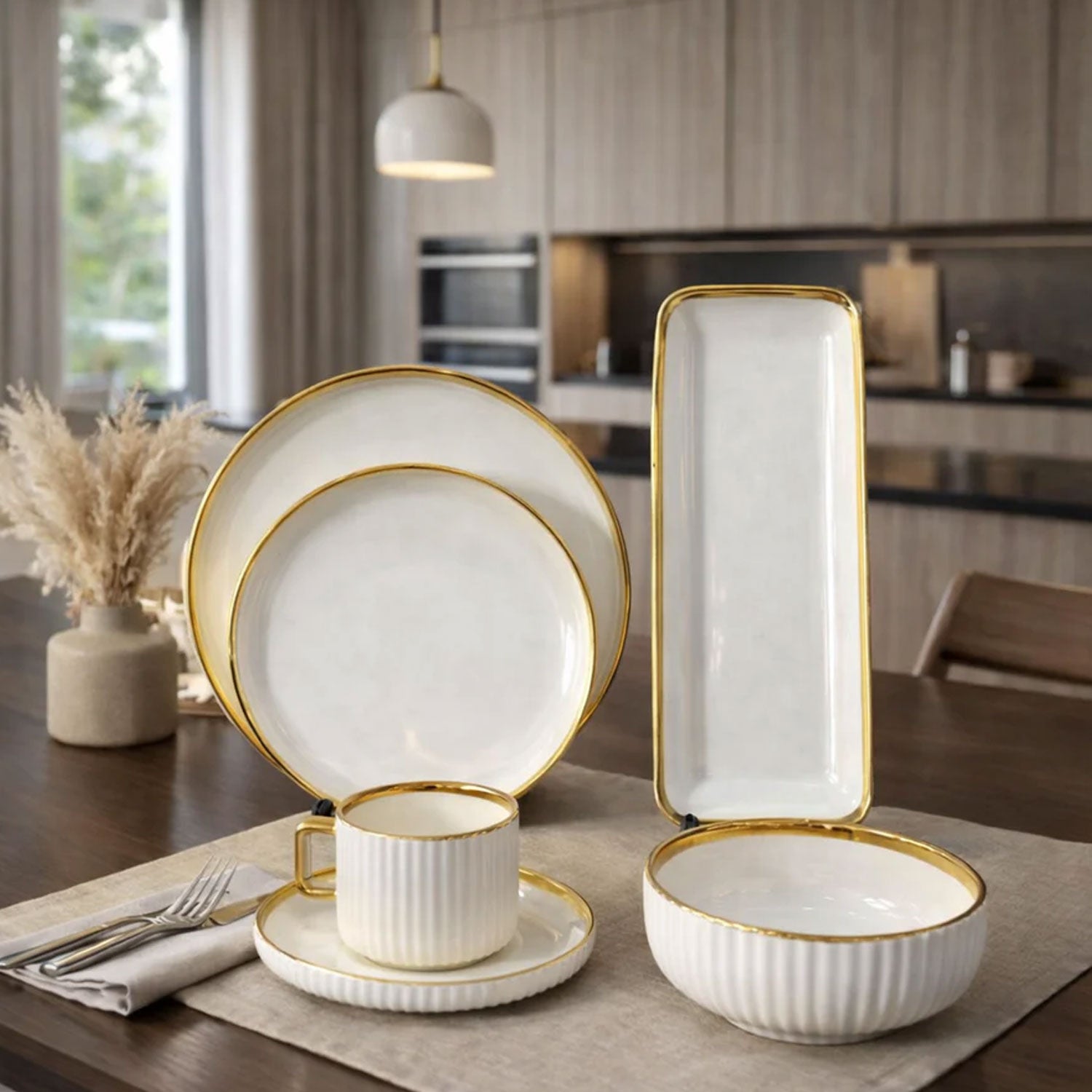 32Pcs Ceramic Dinner Set