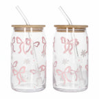Straw Glass 2Pcs Set 500ml 12c