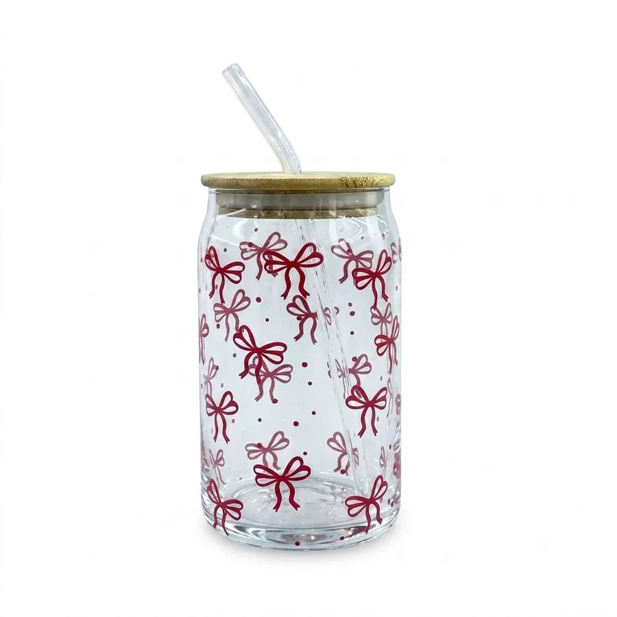 Straw Glass 2Pcs Set 500ml 12c Regu