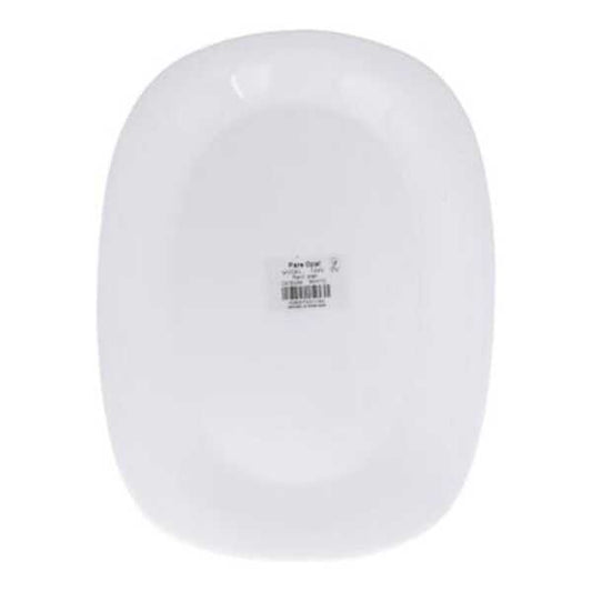 6pcs Marble square pure white crockery plates