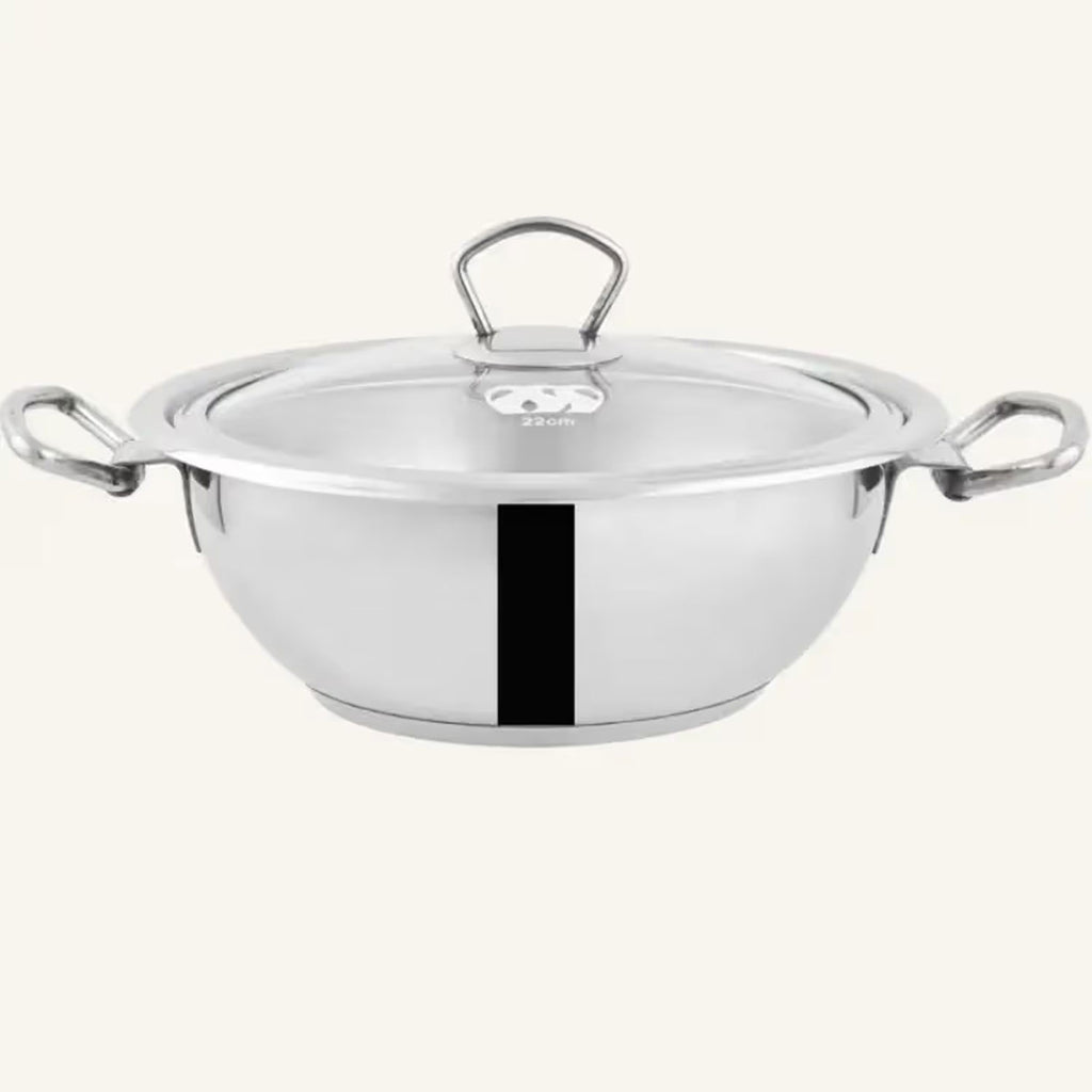 Alpha Stainless Steel Wok