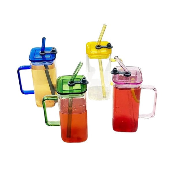 Square Straw Mug