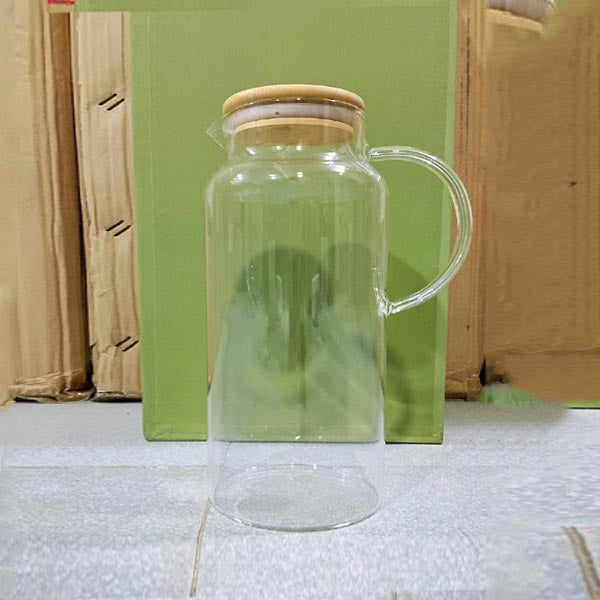 Glass Jug ~ Bamboo Lid