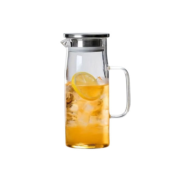 Glass Jug ~ Steel Lid