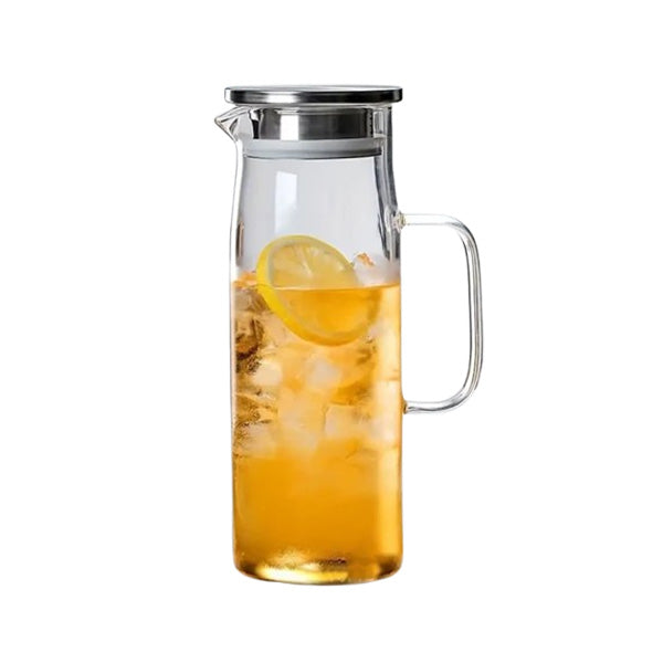 Glass Jug ~ Steel Lid