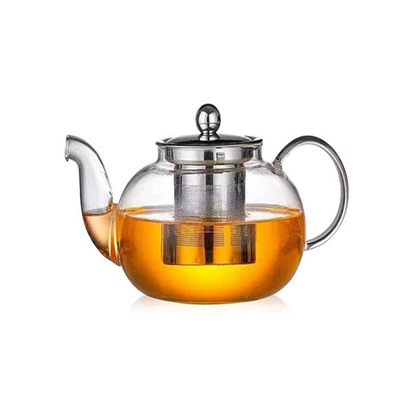 Glass Kettle with Strainer