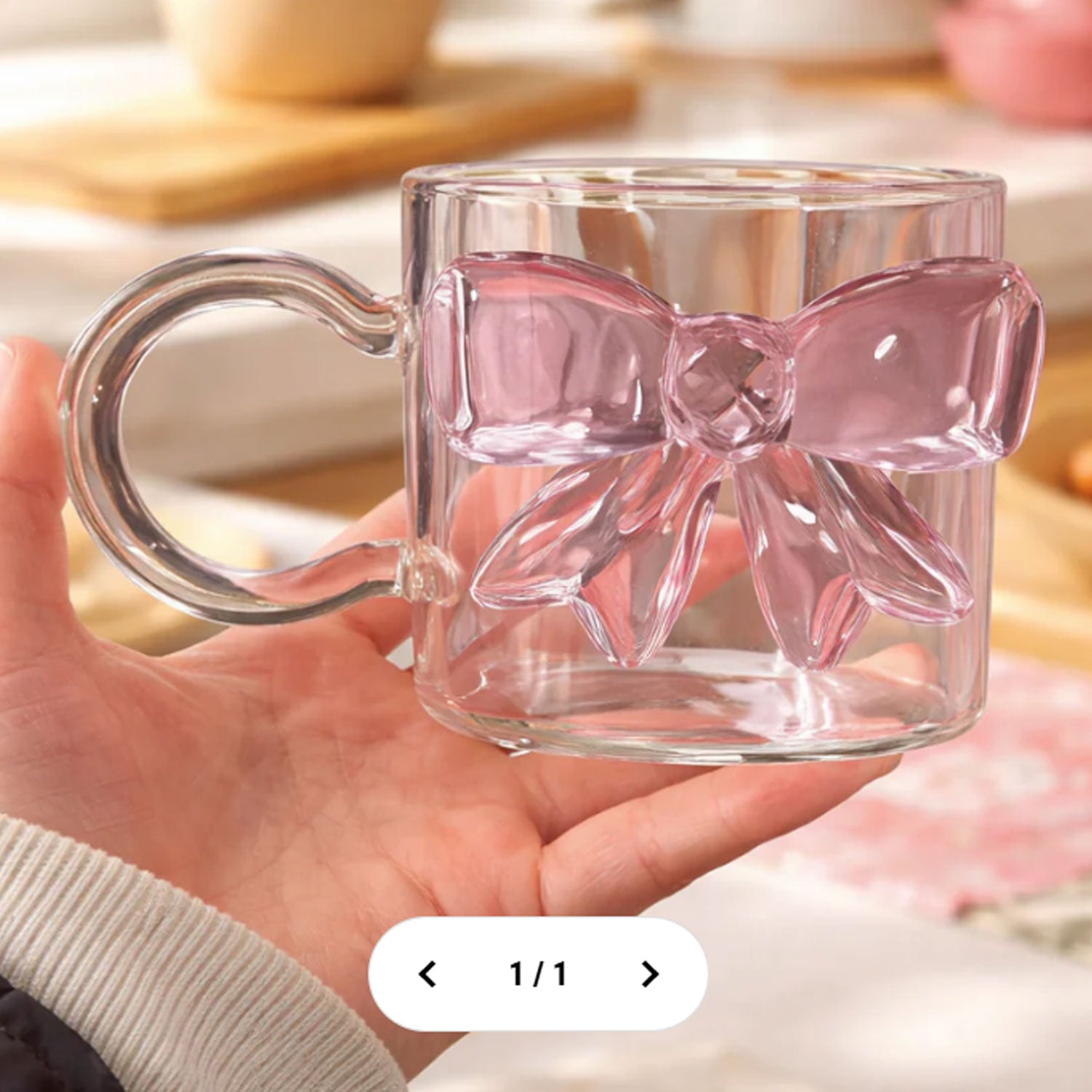 GLASSIUM BOW RIBBON GLASS