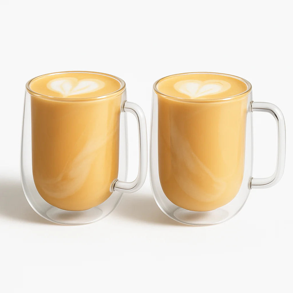 Double Wall Mugs – 2 Pcs (250ml)