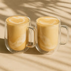 Double Wall Mugs – 2 Pcs (250ml)