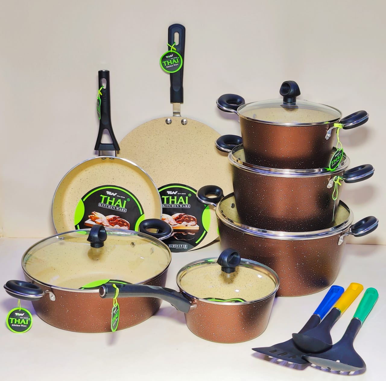 Thai Cookware Range ~ 19 pcs