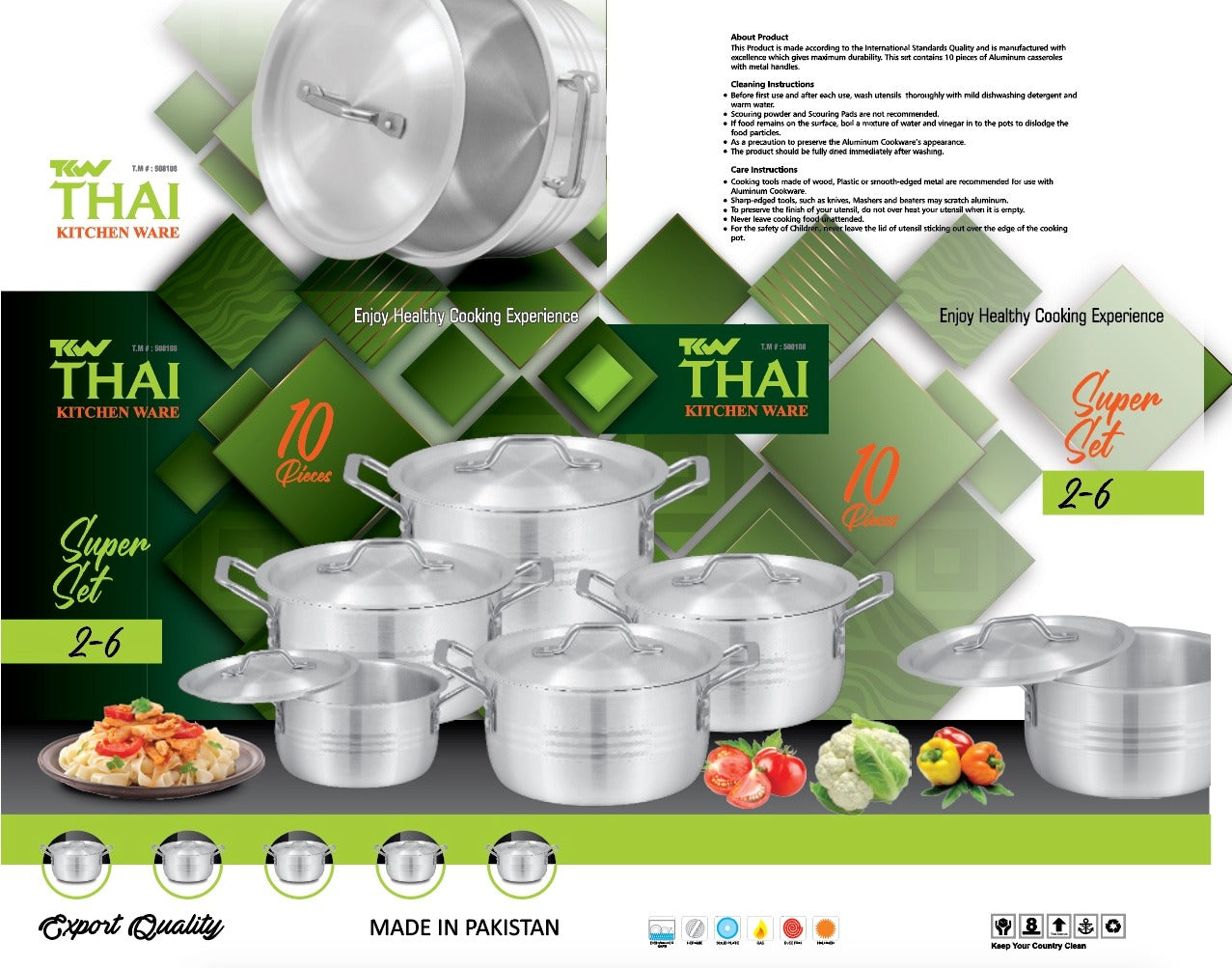 Thai Stainless Cookware Range