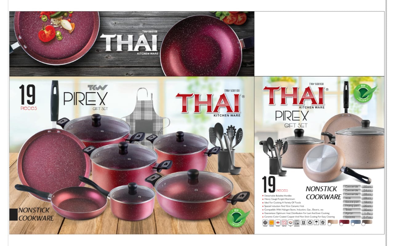 Thai Cookware Range ~ 19 pcs