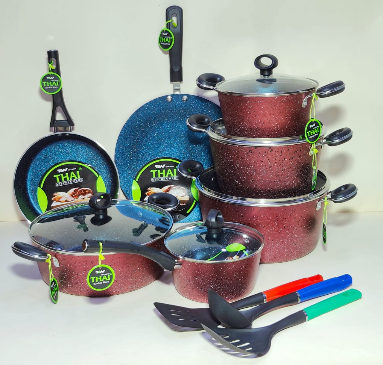 Thai Cookware Range ~ 19 pcs