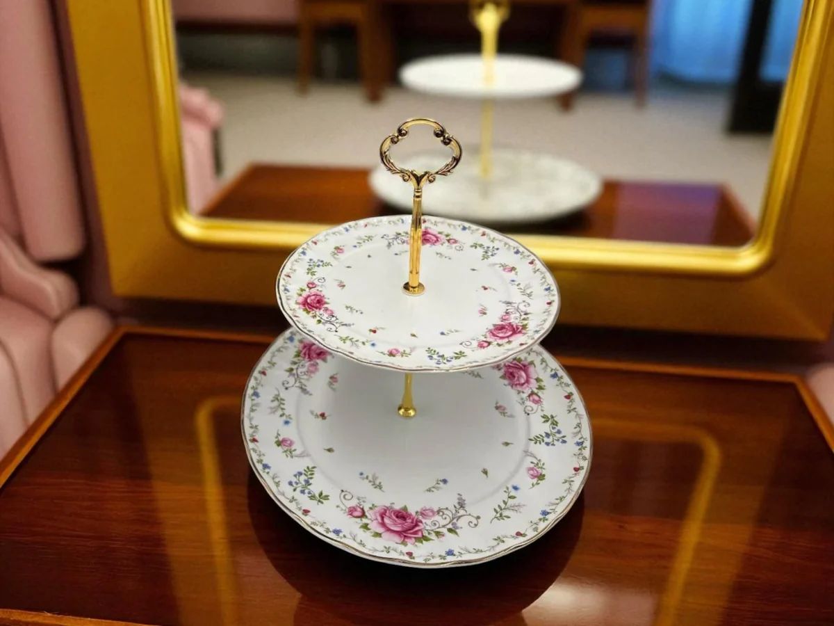 Floral Dishtier ~ 2 Layers