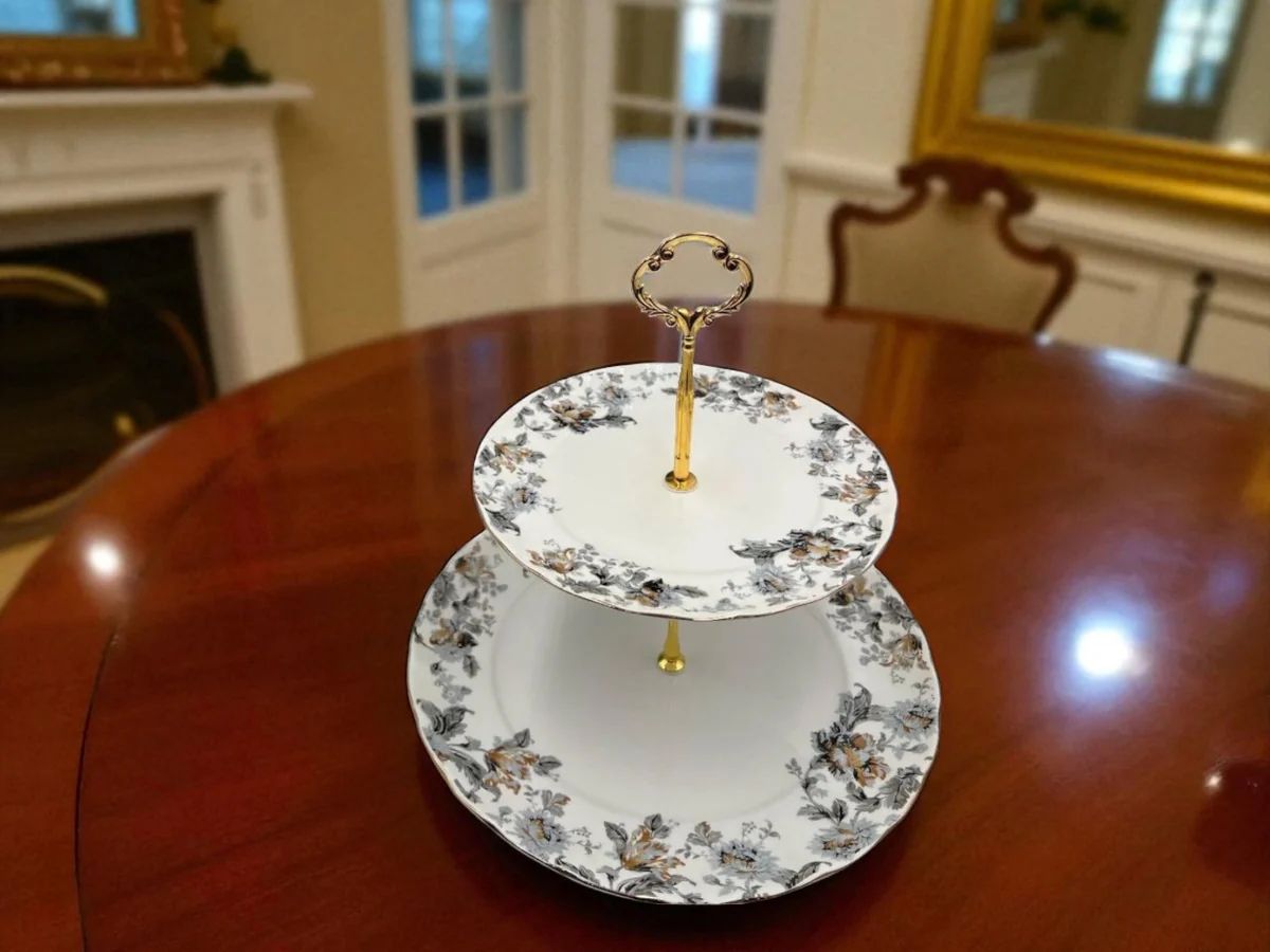 Floral Dishtier ~ 2 Layers