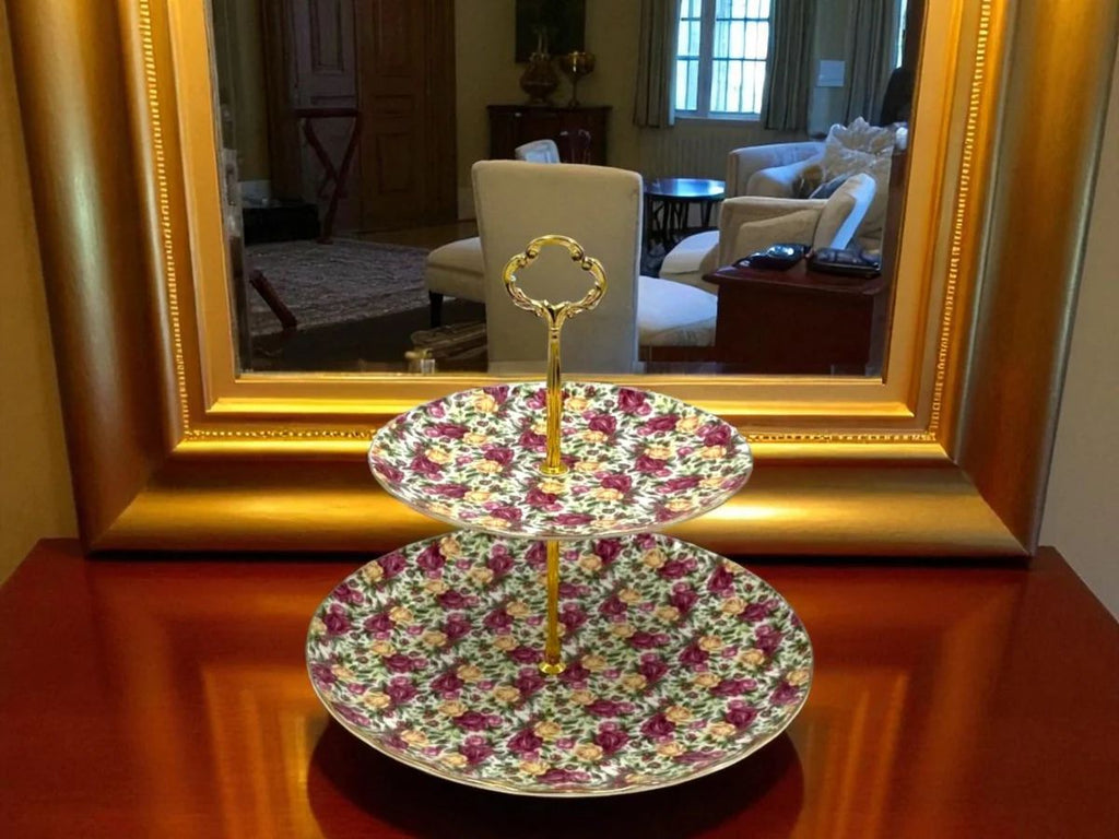Floral Dishtier ~ 2 Layers