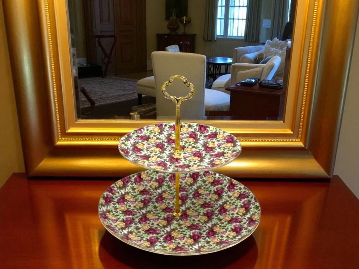 Floral Dishtier ~ 2 Layers