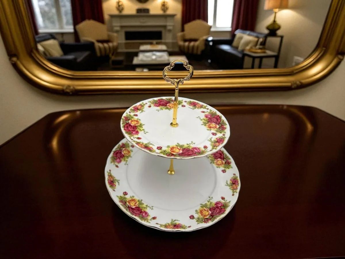 Floral Dishtier ~ 2 Layers