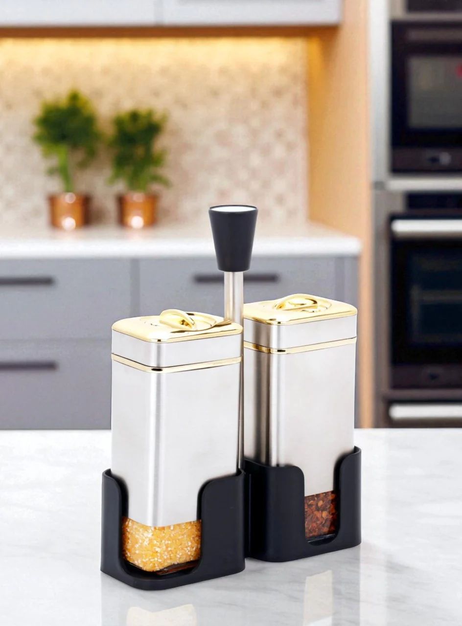 Spice Containers with Stand