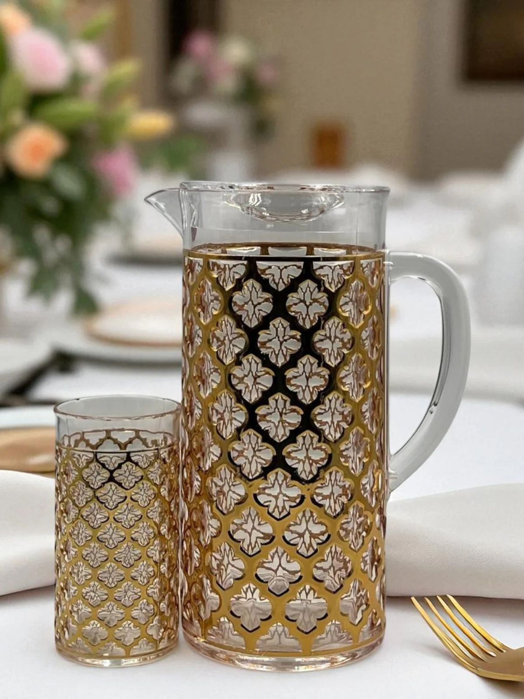 Classy Jug & Glass Set