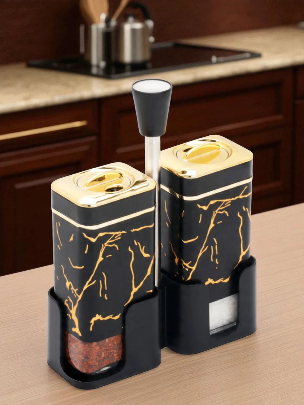 Spice Containers with Stand