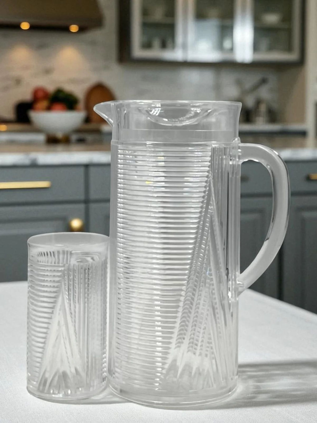 Elegant Jug and Glass Set
