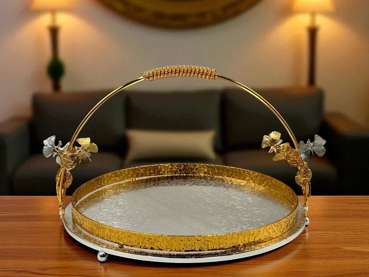 Butterfly Round Tray Set