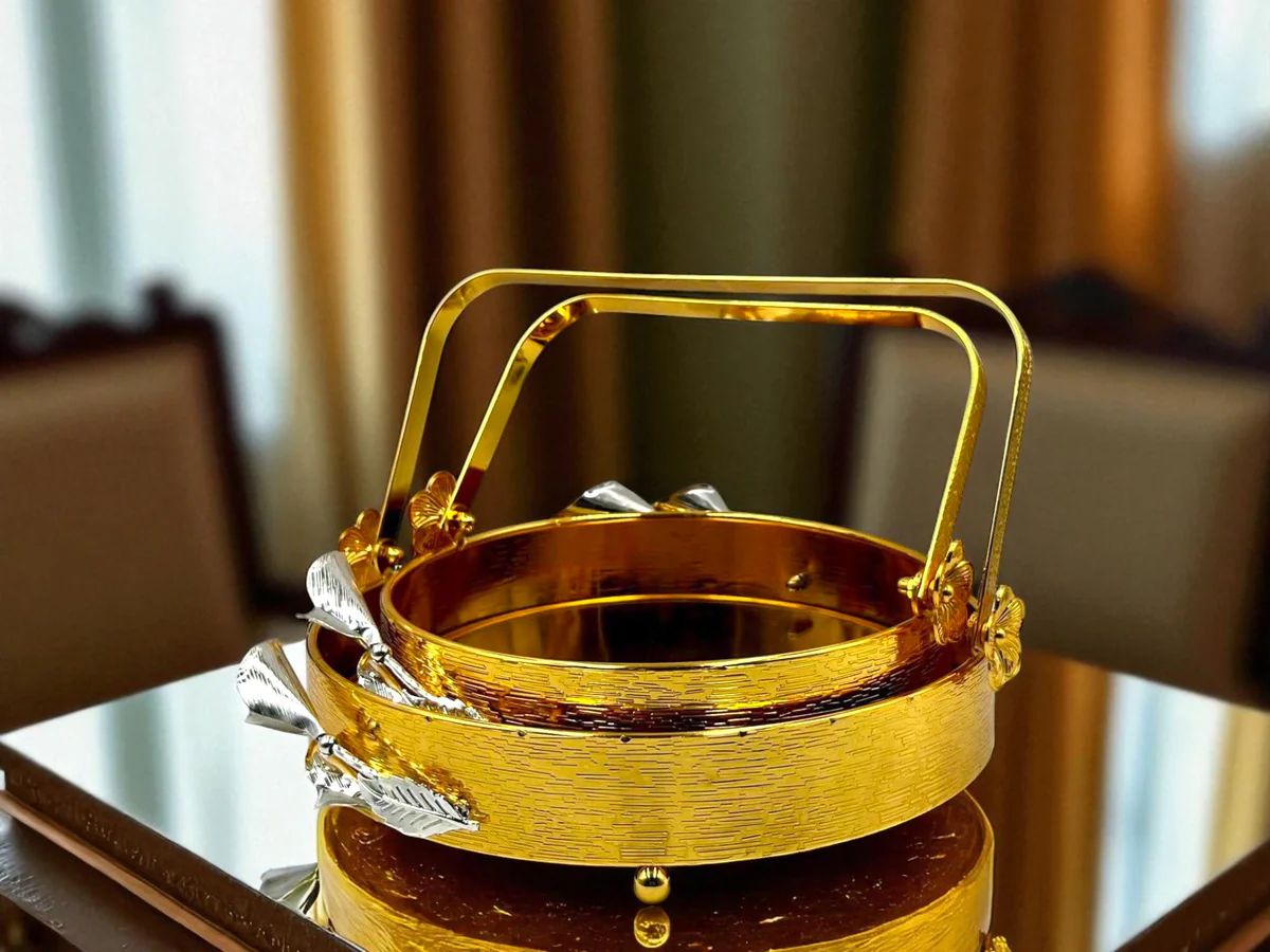 Round Serving Tray Set
