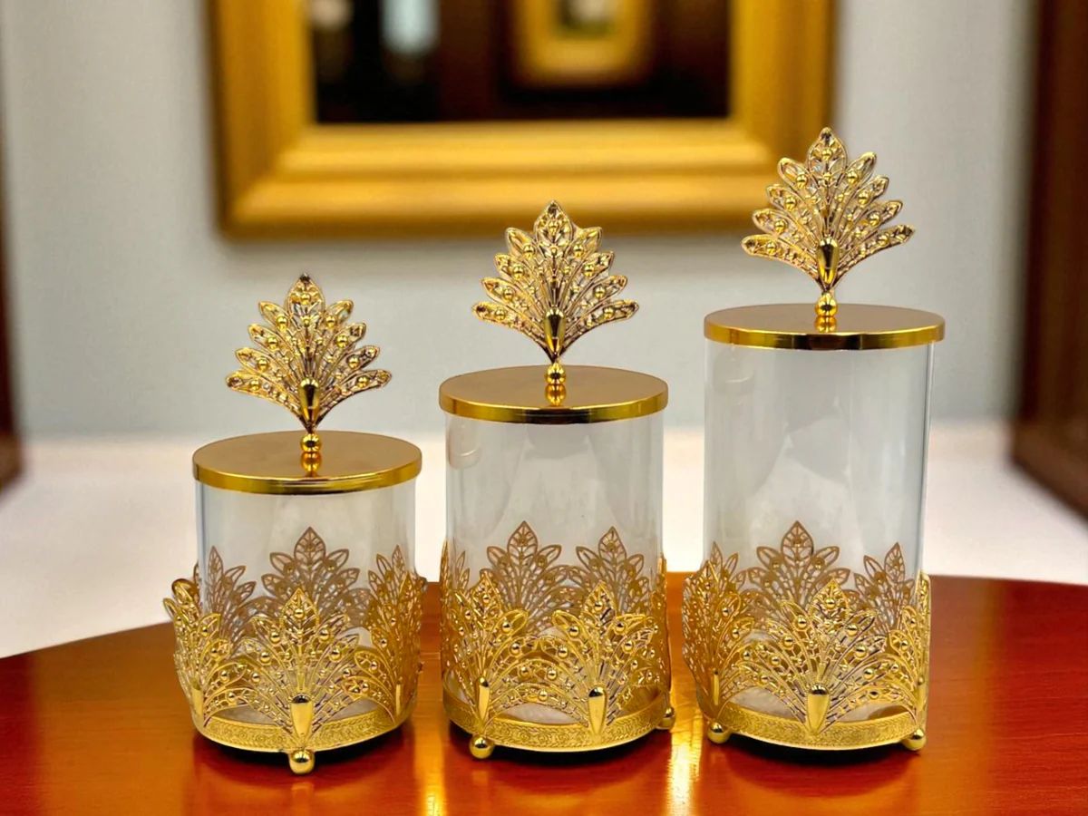 Stylish Acrylic Container ~ 3pcs