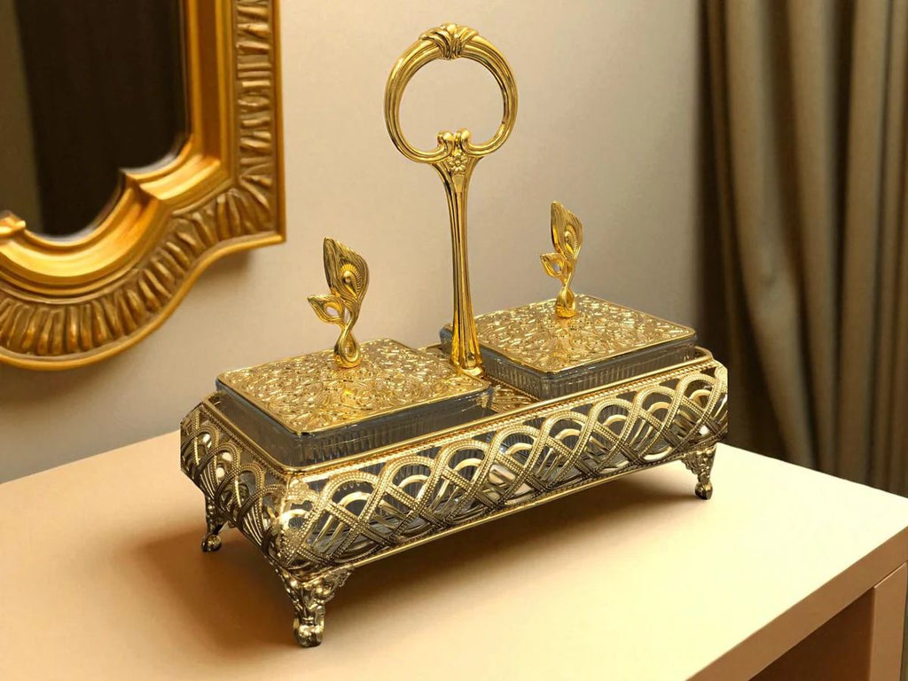 Luxury Acrylic Container with Stylish Stand