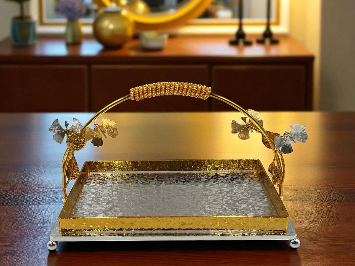 Butterfly Square Tray Set