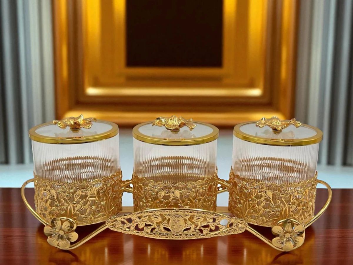 Royal Acrylic Container with Stand